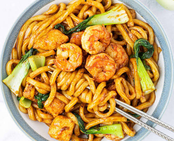Udon Krewetki
