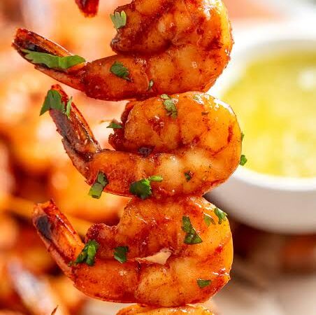 Pikantne Krewetki Grillowane