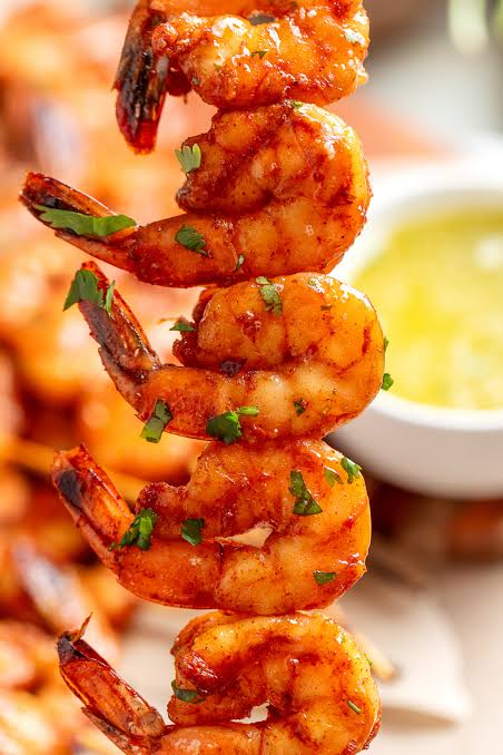Pikantne Krewetki Grillowane
