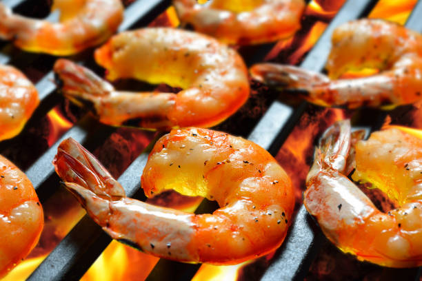 Maślane Krewetki Grillowane